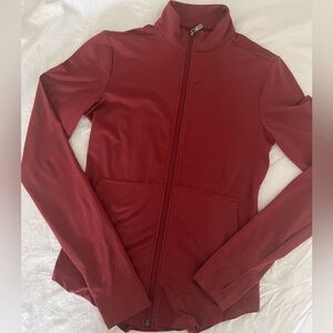 NWOT zip-up fitted athletic